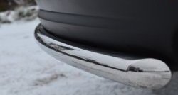 11 549 р. Одинарная защита заднего бампера из трубы диаметром 42 мм SLITKOFF Mazda CX-5 KE дорестайлинг (2011-2014)  с доставкой в г. Майкоп. Увеличить фотографию 3