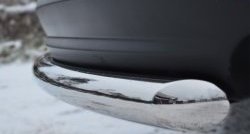 12 949 р. Одинарная защита заднего бампера из трубы диаметром 63 мм SLITKOFF Mazda CX-5 KE дорестайлинг (2011-2014)  с доставкой в г. Майкоп. Увеличить фотографию 4