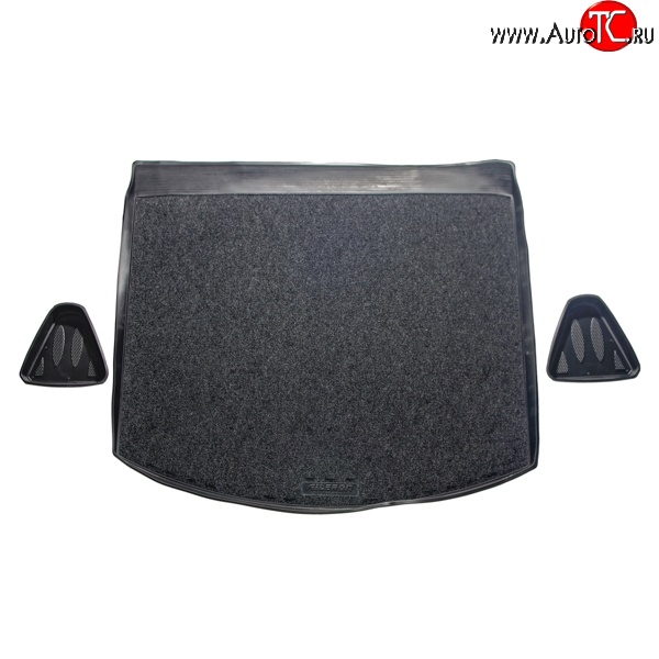 1 699 р. Коврик в багажник (с 2-мя карманами) Aileron (полиуретан, покрытие Soft) Mazda CX-5 KE дорестайлинг (2011-2014)  с доставкой в г. Майкоп