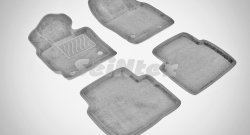 Износостойкие коврики в салон 3D Seintex (серые, компл) Mazda CX-5  KE (2011-2017) дорестайлинг, рестайлинг
