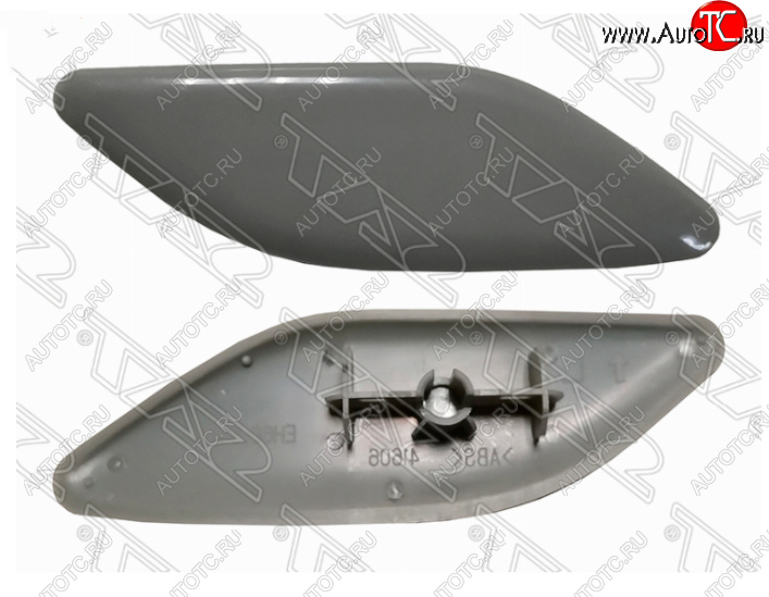 399 р. Правая крышка омывателя фары SAT Mazda CX-7 ER рестайлинг (2010-2012) (Неокрашенная)  с доставкой в г. Майкоп