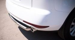 14 799 р. Одинарная защита заднего бампера из трубы диаметром 63 мм SLITKOFF Mazda CX-7 ER рестайлинг (2010-2012)  с доставкой в г. Майкоп. Увеличить фотографию 3