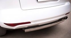12 999 р. Защита заднего бампера (Ø75x42 мм, нержавейка) Russtal Mazda CX-7 ER рестайлинг (2010-2012)  с доставкой в г. Майкоп. Увеличить фотографию 2