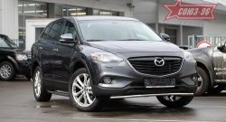 15 344 р. Защита переднего бампера (d42) Premium Souz-96 Mazda CX-9 TB дорестайлинг (2007-2009)  с доставкой в г. Майкоп. Увеличить фотографию 2