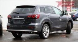 15 029 р. Защита заднего бампера рестайлинг Souz-96 (d60) Mazda CX-9 TB дорестайлинг (2007-2009)  с доставкой в г. Майкоп. Увеличить фотографию 3