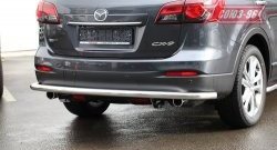 15 029 р. Защита заднего бампера рестайлинг Souz-96 (d60) Mazda CX-9 TB дорестайлинг (2007-2009)  с доставкой в г. Майкоп. Увеличить фотографию 4