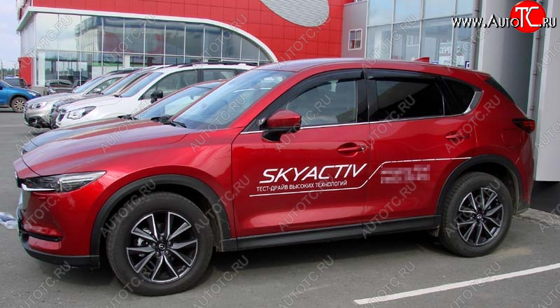 3 399 р. Дефлектора окон SIM Mazda CX-5 KF (2016-2025)  с доставкой в г. Майкоп
