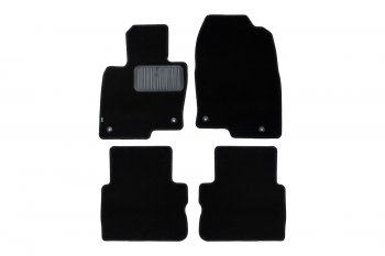 Коврики в салон Klever Standart (текстиль, 4 шт., подпятник, оверлок) Mazda CX-5 KF (2016-2025) (Черный)