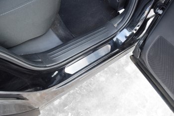 2 499 р. Пороги накладки дверей Petroil Tuning Mazda CX-5 KF (2016-2025)  с доставкой в г. Майкоп. Увеличить фотографию 3