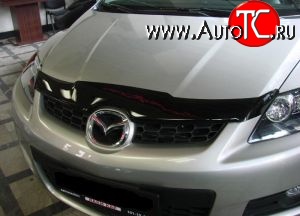 3 499 р. Дефлектор капота NovLine Mazda CX-7 ER дорестайлинг (2006-2010)  с доставкой в г. Майкоп