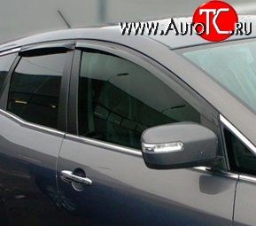 999 р. Комплект дефлекторов окон (ветровиков) 4 шт. Russtal Mazda CX-7 ER дорестайлинг (2006-2010)  с доставкой в г. Майкоп