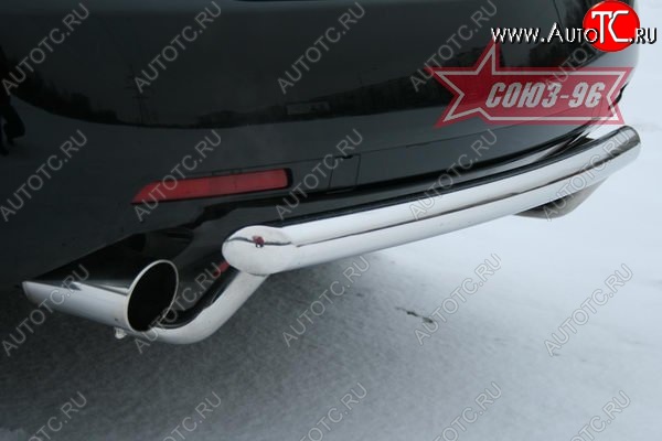 13 409 р. Защита заднего бампера Souz-96 (d60) Mazda CX-7 ER дорестайлинг (2006-2010)  с доставкой в г. Майкоп