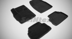 Износостойкие коврики в салон 3D MAZDA CX7 черные (компл) Mazda CX-7  ER (2006-2010) дорестайлинг