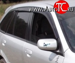 999 р. Комплект дефлекторов окон (ветровиков) 4 шт. (хетчбек) Russtal Mazda 323/Familia седан BJ дорестайлинг (1998-2000)  с доставкой в г. Майкоп