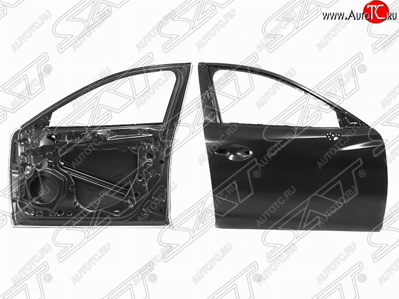 6 549 р. Правая дверь передняя SAT Mazda Atenza правый руль универсал (2012-2016) (Неокрашенная)  с доставкой в г. Майкоп