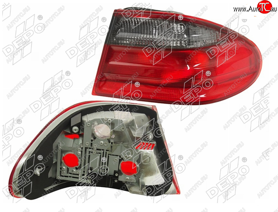 5 449 р. Правый фонарь задний DEPO Mercedes-Benz E-Class W210 седан рестайлинг (1999-2002)  с доставкой в г. Майкоп