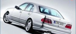 8 149 р. Пороги накладки AMG E55 Mercedes-Benz E-Class W210 дорестайлинг седан (1996-1999) (Неокрашенные)  с доставкой в г. Майкоп. Увеличить фотографию 2
