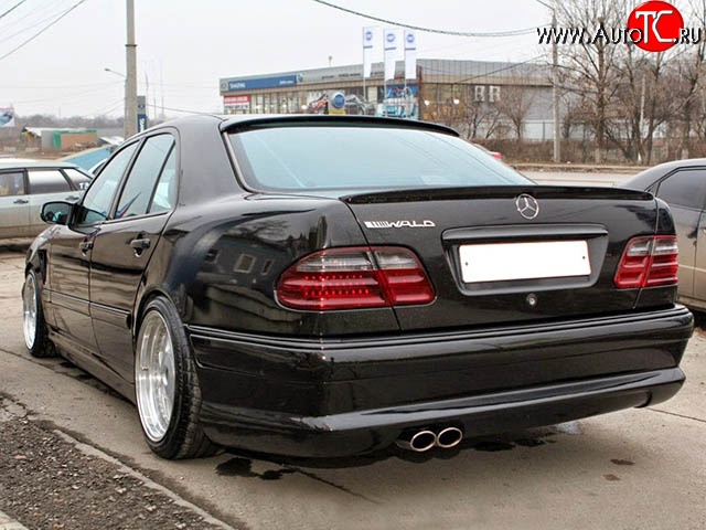 8 399 р. Задний бампер (дорестайлинг) Wald Mercedes-Benz E-Class W210 дорестайлинг седан (1996-1999)  с доставкой в г. Майкоп