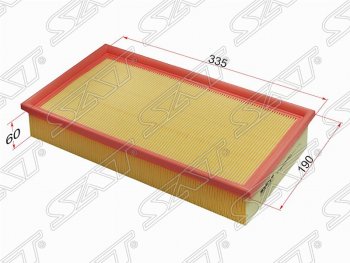 Фильтр воздушный двигателя SAT (335х190х60 mm) Mercedes-Benz E-Class  W210 (1996-2003) дорестайлинг седан, дорестайлинг универсал, седан рестайлинг, универсал рестайлинг