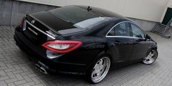 4 499 р. Спойлер багажника AMG Mercedes-Benz CLS class C218 (2011-2017) (Неокрашенный)  с доставкой в г. Майкоп. Увеличить фотографию 2