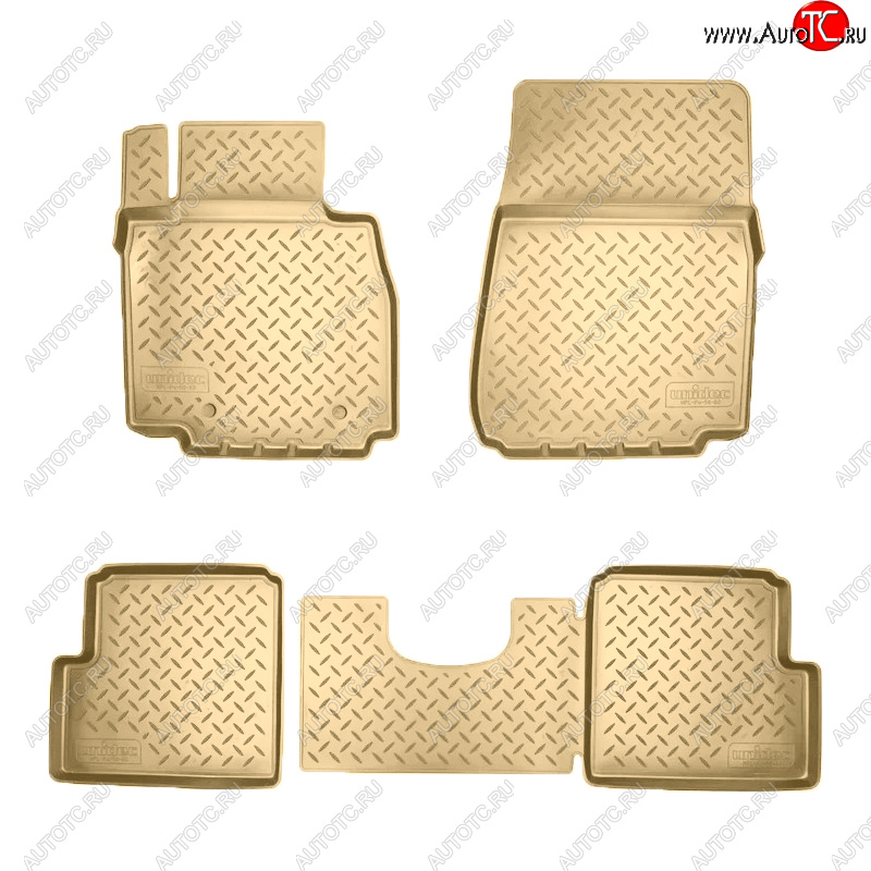 4 099 р. Коврики салона Norplast Unidec  Mercedes-Benz G class  W463 (1989-2025) 5 дв. дорестайлинг (Цвет: бежевый)  с доставкой в г. Майкоп