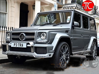 12 599 р. Накладка на передний бампер G63 BRABUS Mercedes-Benz G class W463 5 дв. дорестайлинг (1989-1994) (Неокрашенная)  с доставкой в г. Майкоп