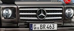 19 199 р. Решётка радиатора AMG Mercedes-Benz G class W463 5 дв. дорестайлинг (1989-1994) (Неокрашенная)  с доставкой в г. Майкоп. Увеличить фотографию 2