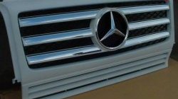 19 199 р. Решётка радиатора AMG Mercedes-Benz G class W463 5 дв. дорестайлинг (1989-1994) (Неокрашенная)  с доставкой в г. Майкоп. Увеличить фотографию 3