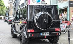 16 649 р. Задний бампер BRABUS WIDESTAR G800 Mercedes-Benz G class W463 5 дв. дорестайлинг (1989-1994) (Неокрашенный)  с доставкой в г. Майкоп. Увеличить фотографию 2