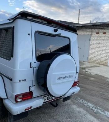 9 999 р. Колпак (крышка) запаски (R16-20) AMG KOLPAKA.NET Mercedes-Benz G class W463 5 дв. дорестайлинг (1989-1994) (наклейка AMG черная)  с доставкой в г. Майкоп. Увеличить фотографию 4