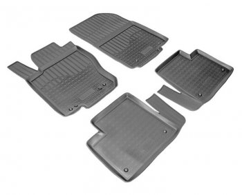 Комплект ковриков в салон Norplast Unidec Mercedes-Benz GL class  X166 - ML class  W166 (Цвет: черный)