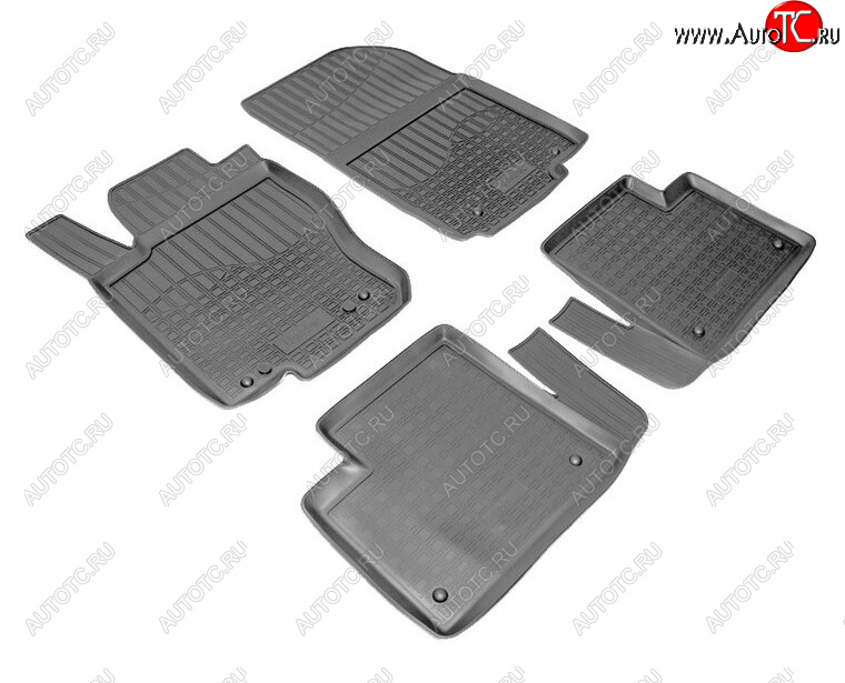3 199 р. Комплект ковриков в салон Norplast Unidec Mercedes-Benz ML class W166 (2011-2015) (Цвет: черный)  с доставкой в г. Майкоп