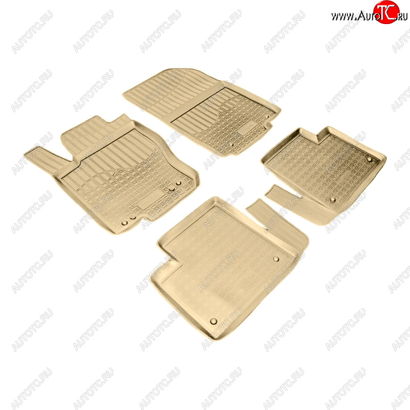 4 099 р. Коврики салона Norplast Unidec  Mercedes-Benz GL class  X166 - ML class  W166 (Цвет: бежевый)  с доставкой в г. Майкоп