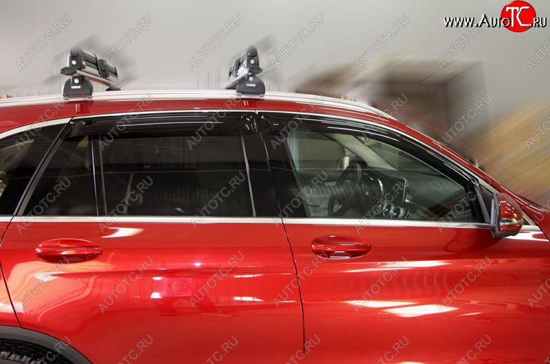 4 499 р. Дефлектора окон SIM Mercedes-Benz GLC class X253 (2015-2025)  с доставкой в г. Майкоп