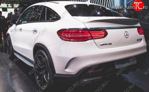 10 849 р. Лип спойлер (Coupe) AMG Style Mercedes-Benz GLE class C292 (2015-2025) (Неокрашенный)  с доставкой в г. Майкоп