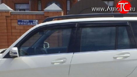 999 р. Комплект дефлекторов окон (ветровиков) 4 шт. Russtal Mercedes-Benz GLK class X204 рестайлинг (2012-2015)  с доставкой в г. Майкоп