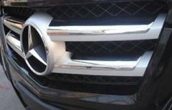 8 599 р. Хромированые накладки решетки радиатора СТ Mercedes-Benz GLK class X204 рестайлинг (2012-2015)  с доставкой в г. Майкоп. Увеличить фотографию 2