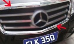 11 699 р. Накладка на решетку радиатора СТ Mercedes-Benz GLK class X204 рестайлинг (2012-2015)  с доставкой в г. Майкоп. Увеличить фотографию 2