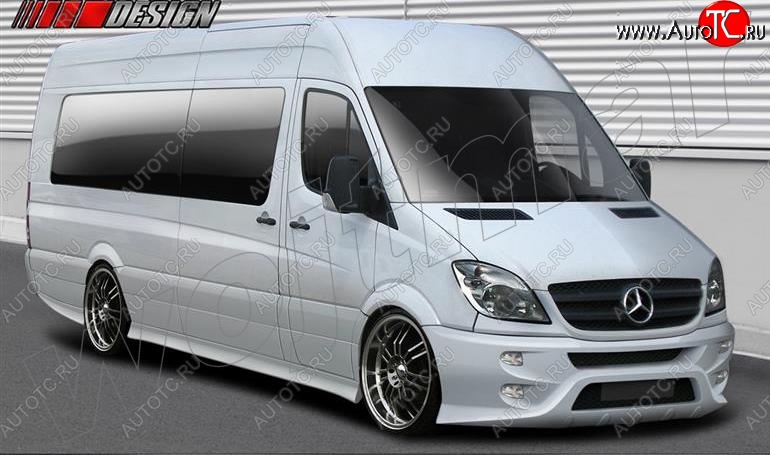 8 899 р. Передний бампер ST Mercedes-Benz Sprinter W906 (2006-2013)  с доставкой в г. Майкоп