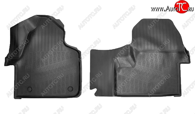 2 359 р. Коврики салонные Noplast (3D)  Mercedes-Benz Sprinter  W910 (2018-2025) (Черные)  с доставкой в г. Майкоп