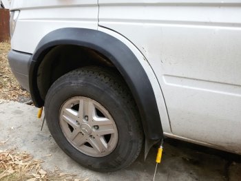 7 149 р. Накладки на колёсные арки CT Mercedes-Benz Sprinter W901 (1995-2000) (Неокрашенные)  с доставкой в г. Майкоп. Увеличить фотографию 3