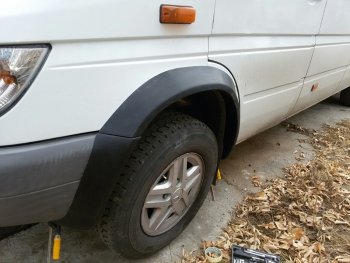 7 149 р. Накладки на колёсные арки CT Mercedes-Benz Sprinter W901 (1995-2000) (Неокрашенные)  с доставкой в г. Майкоп. Увеличить фотографию 4