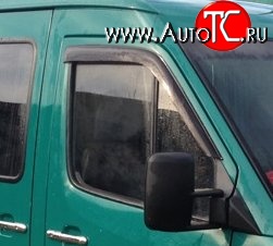 999 р. Комплект дефлекторов окон (ветровиков) 2 шт. Russtal Mercedes-Benz Sprinter W905 рестайлинг (2000-2006)  с доставкой в г. Майкоп