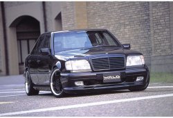10 599 р. Передний бампер WALD Mercedes-Benz E-Class S124 универсал рестайлинг (1993-1996) (Неокрашенный)  с доставкой в г. Майкоп. Увеличить фотографию 3