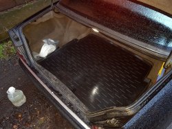 1 479 р. Коврик в багажник Aileron Mercedes-Benz E-Class W124 седан дорестайлинг (1984-1993)  с доставкой в г. Майкоп. Увеличить фотографию 3