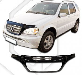 Дефлектор капота CA-Plastic Mercedes-Benz ML class W163 дорестайлинг (1997-2001)