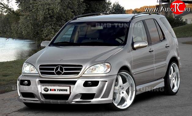 7 599 р. Передний бампер Neodesign Mercedes-Benz ML class W163 дорестайлинг (1997-2001)  с доставкой в г. Майкоп
