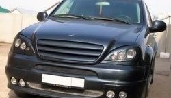 6 549 р. Решётка радиатора (дорестайлинг) Brabus Mercedes-Benz ML class W163 дорестайлинг (1997-2001) (Неокрашенная)  с доставкой в г. Майкоп. Увеличить фотографию 4
