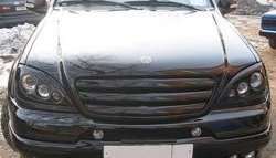 6 549 р. Решётка радиатора (дорестайлинг) Brabus Mercedes-Benz ML class W163 дорестайлинг (1997-2001) (Неокрашенная)  с доставкой в г. Майкоп. Увеличить фотографию 5