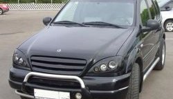 6 549 р. Решётка радиатора (дорестайлинг) Brabus Mercedes-Benz ML class W163 дорестайлинг (1997-2001) (Неокрашенная)  с доставкой в г. Майкоп. Увеличить фотографию 6